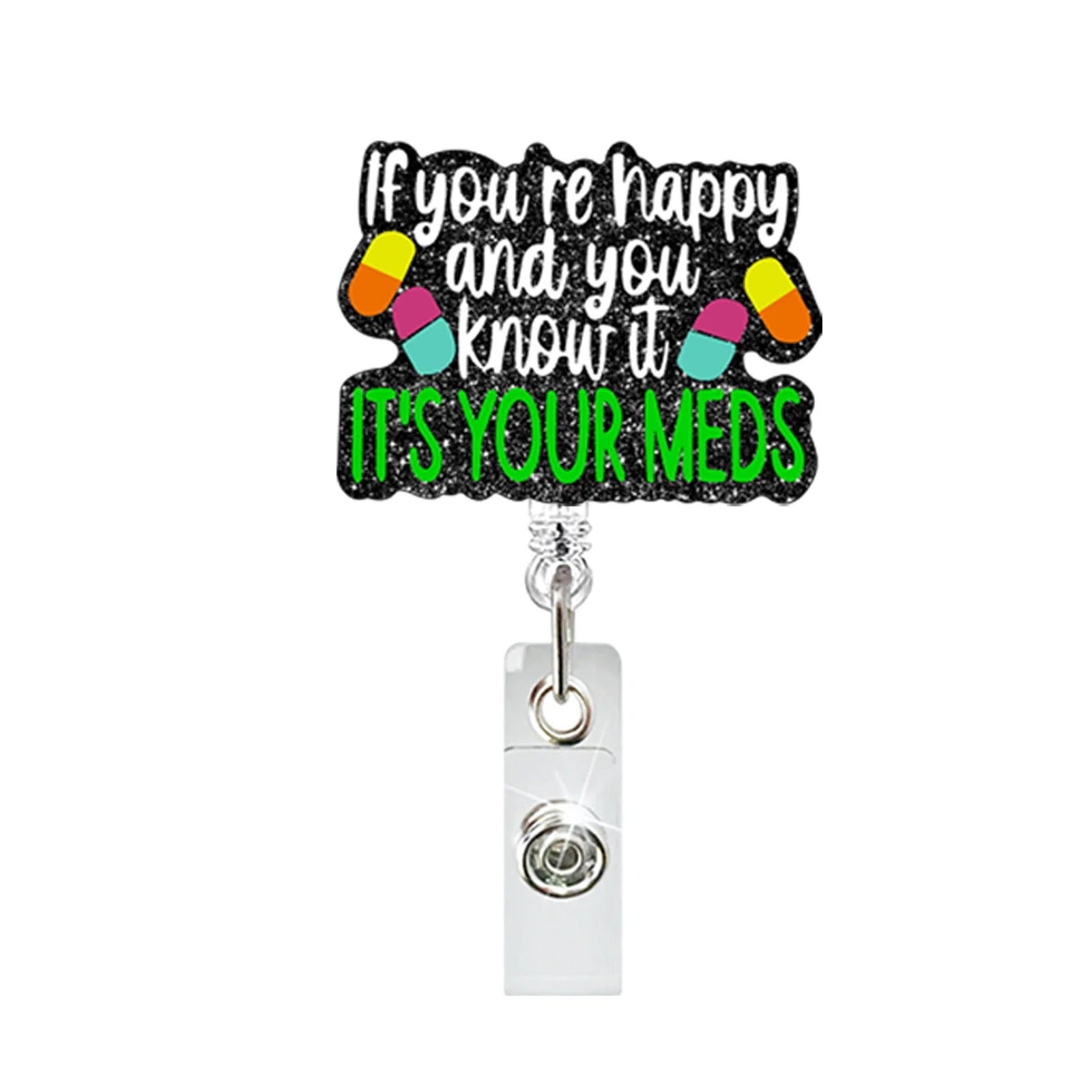 Wholesale DIY acrylic patch regular retractable reel easy pull buckle